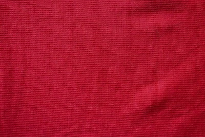 RED  KNIT  2 WAY STRETCH  POLYESTER  FABRIC 34X62 INCHES   REMNANT - Image 1 of 2