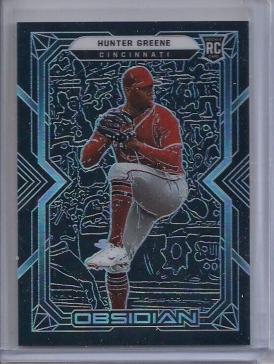 2022 Panini Chronicles Obsidian Hunter Greene RC - Image 1 of 1