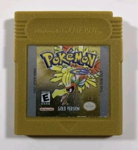 Auténtico Pokemon Versión Dorada (Game Boy Color/GBC) LIMPIO, necesita ahorrar batería - Imagen 1 de 8