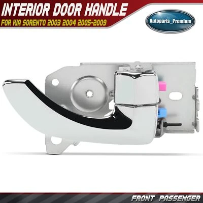 Front Passenger RH Chrome Silver Interior Door Handle for Kia Sorento 2003-2009 - Image 1 of 4