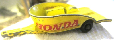 Remolque Lesney Honda 1 #38 Matchbox años 60 sin ciclo vintage Foto 1 de 4