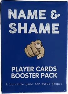 570027 NAME AND SHAME PLAYER CARDS BOOSTER PACK ADULTS ONLY AGES 17+ - Bild 1 von 1