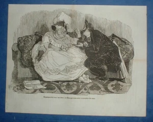 DHD 0514 DAUMIER 1834 Caricature Louis Philippe déguisé en Abbé - Imagen 1 de 1