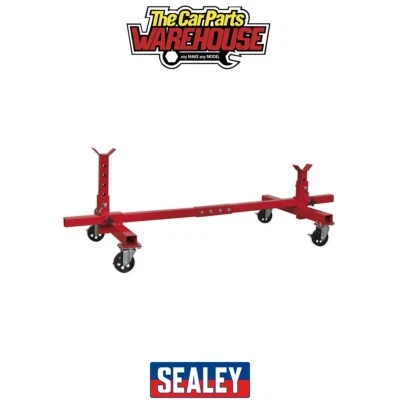Sealey VMD001 Adjustable 2-Post Vehicle Moving Dolly 900kg Capacity - Image 1 of 4