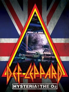 DEF LEPPARD "HYSTERIA AT THE O2" LONDON CONCERT TOUR POSTER (REPRODUCTION) - Picture 1 of 1