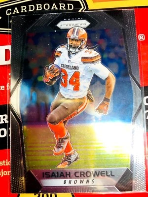 2017 Panini Prizm Football #99 Isaiah Crowell Cleveland Browns - Image 1 of 2