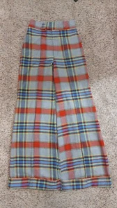 Hippie kariert 13" hoch geschnitten flippig H I S für ihren Elefanten 27" Schlagglocken Vintage - Bild 1 von 21