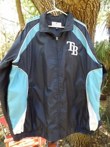 Auténtica MLB MERCANCÍA GENUINA béisbol RAYS TB chaqueta TAMPA BAY talla XXL - Imagen 1 de 7