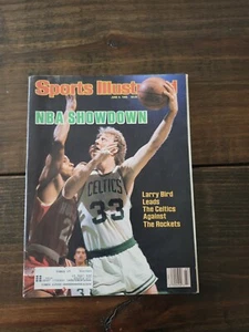 6/9/86 RARE NEW Sports Illustrated Larry Bird/Celtics “NBA Showdown” Excellent! - Picture 1 of 2