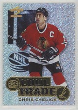 1995-96 NHL Cool Trade Score Summit Redemption Refractor Chris Chelios #11 HOF