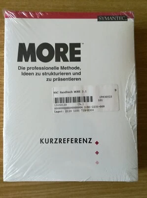 Symantec More 3.1 Handbücher - Bild 1 von 2