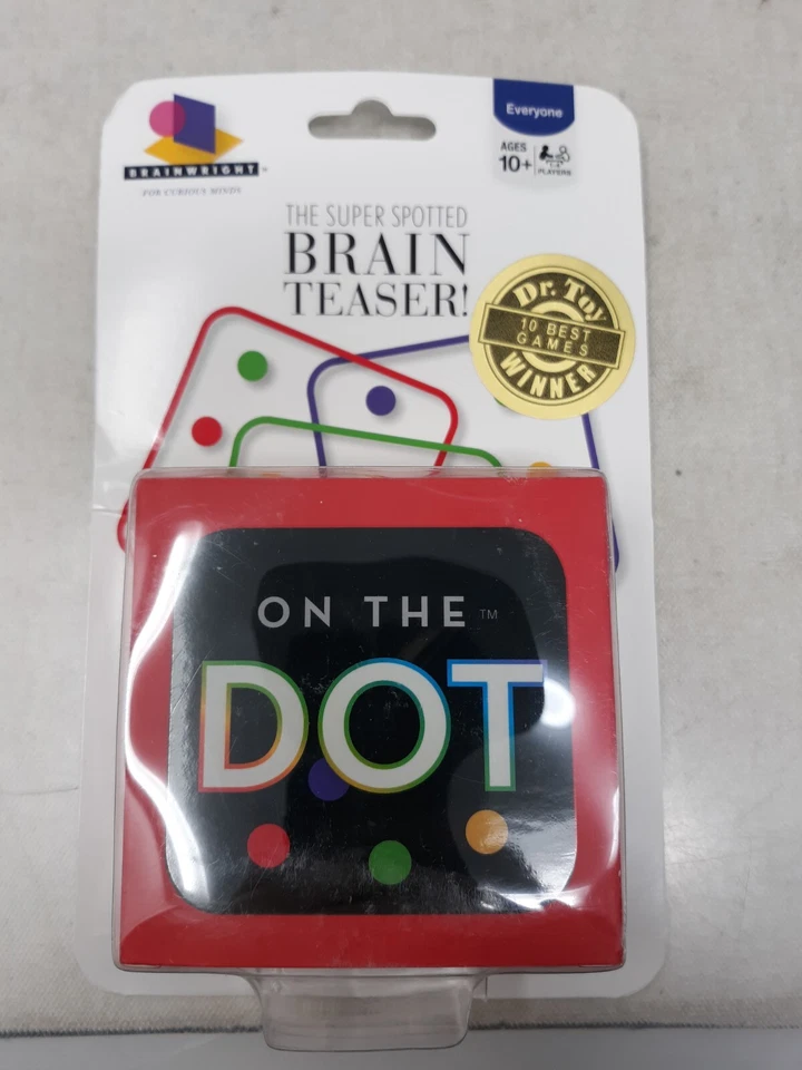 Brainwright On The Dot Super Spotted Brain Teaser Family Game 1-4 Players