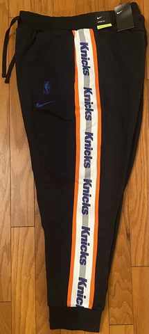 $90 RARE NEW Men's Nike NBA New York Knicks Tape Terry Jogger Pants AV0681 XXL Cover