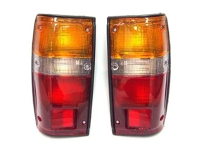 PAIR REAR TAIL OUTER LIGHT LAMPS SET fits Toyota Hilux IV Pick-Up 1983-1987 - Picture 1 of 6