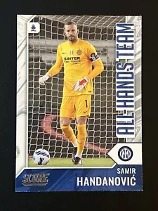 Carta Panini Score Serie A No 4 Samir Handanovic All Hands Team Inter Portiere￼ - Photo 1 sur 4