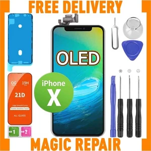 For iPhone X Soft OLED ✅ Screen Replacement + Touch Digitizer Display UK STOCK - Picture 1 of 5