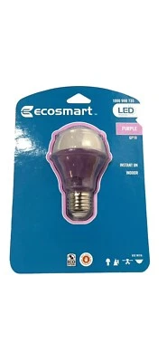 Ecosmart LED Purple GP19 Instant On Indoor 120 Volt 9.1 yr Life - Image 1 of 2