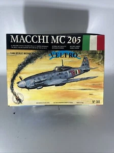 Tauro Models 1:48 Macchi MC 205 Veltro Plastic Model Kit No. 305 See Pics - Picture 1 of 6