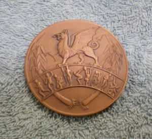 #D96.  1958 CARDIFF BRITISH EMPIRE & COMMONWEALTH  GAMES COMPETITOR'S MEDAL - Bild 1 von 5