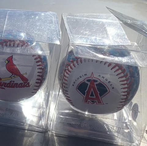 Los Angeles Angels Of Anaheim LA FOTOBALL COLLECTOR'S BASEBALL 3D HOLOGRAM Rare! Cover