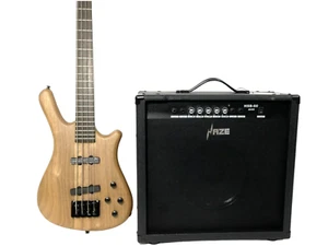 Haze HSB-60 40 Watt Bass Guitar Amplifier, Performance Amplifier, Black - Picture 1 of 11