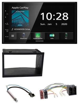 Kenwood Bluetooth MP3 DAB USB 2DIN Autoradio für Seat Ibiza (2002-2008) - Bild 1 von 4