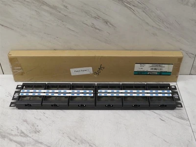Open Box Panduit Cpp48wbly Patch Panel Cover,Mini-Com,Rack Mt,48 Port - Image 1 of 4