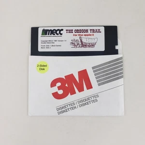 MECC The Oregon Trail for Apple II+ IIe IIc IIGS - NEW Disk v1.4 - Picture 1 of 4