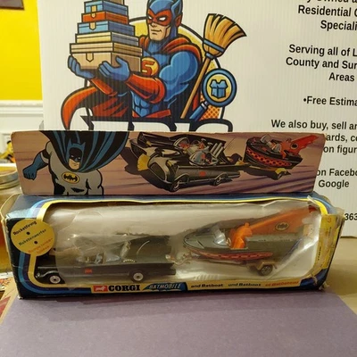 Corgi 1976 Batimóvil y Baticite Set de Regalo 3 GS3 Impresionante con Caja Original 267 Foto 1 de 4
