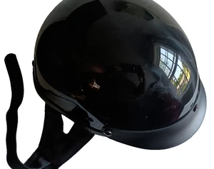 Casco de motocicleta HCI aprobado por el DOT talla S negro brillante con barbilla, visera - Imagen 1 de 11