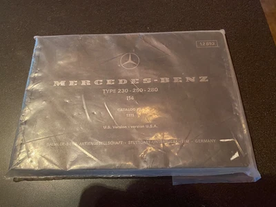 Libro guantera piezas pequeñas Mercedes Benz 12810 230 250 280 W114 1972 LEER Foto 1 de 4