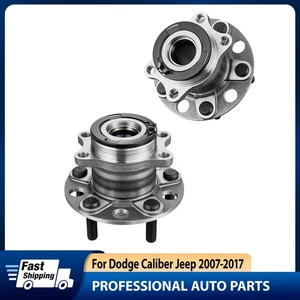 512333 Pair Rear Wheel Hub Bearings For 2007-2017 Jeep Compass Patriot AWD 4WD - Picture 1 of 11
