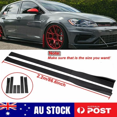 86.6" Side Skirt Extension Panel For Mitsubishi Lancer for Evolution X EVO-X AU - image 1 of 4