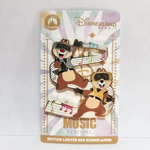 Disney Piin Edición Limitada Festival de Música Chip N Dale Disneyland París - Imagen 1 de 1