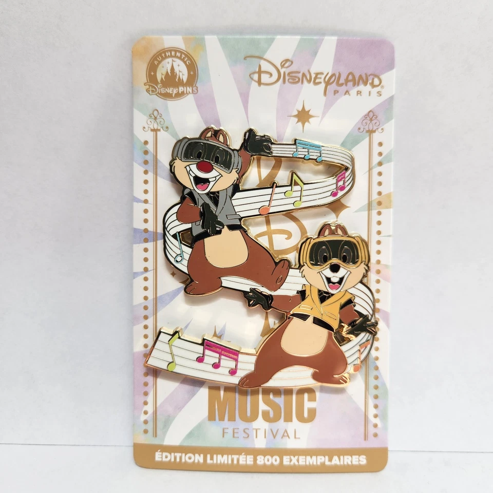 Disney Piin Edición Limitada Festival de Música Chip N Dale Disneyland París Foto 1 de 1