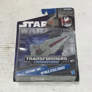 Transformers Star Wars Crossovers Teniente Thire/Republic Assault Cruiser NUEVO - Imagen 1 de 12