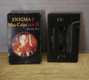 Enigma Mea Culpa Part 2 Charisma 1991 Black Cassette Maxi-Single Dolby HX Rare! - Picture 1 of 5