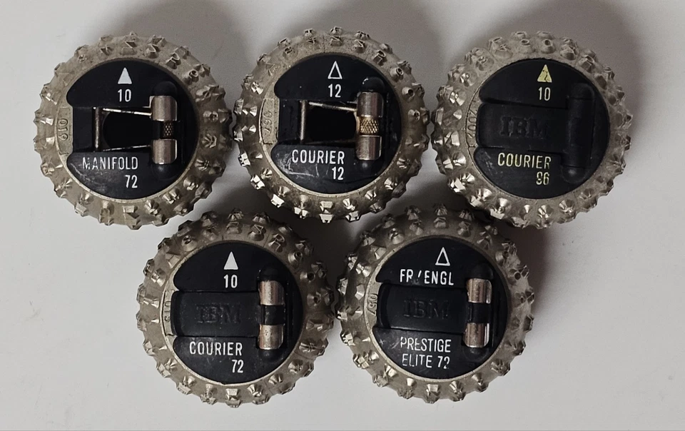 IBM Selectric Typewriter "Golf Balls" lot of 5 - Image 1 of 1