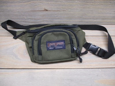Eastsport 户外腰包 Fanny Pack 皮带袋绿色拉链口袋远足 — 第 1/4 张图片
