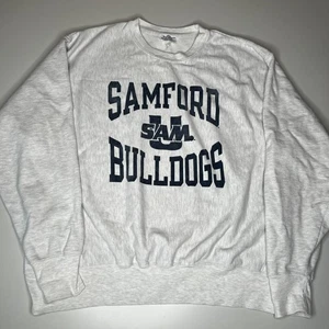 Champion Reverse Weave Samford Bulldogs Sweatshirt 2XL grau College Athletic - Bild 1 von 7