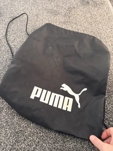 Black Puma Drawstring Bag - Picture 1 of 3