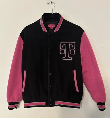 Rare T Mobile Varsity Bomber jacket Unisex Wool Blend Mens Size XS (42)  - Image 1 of 4