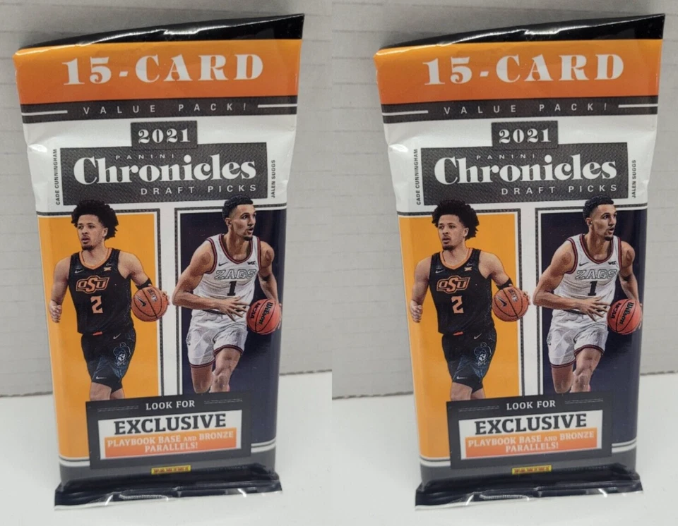 4 PACK LOT 2021-22 Panini Chronicles Draft Picks Basketball Jumbo Value Packs