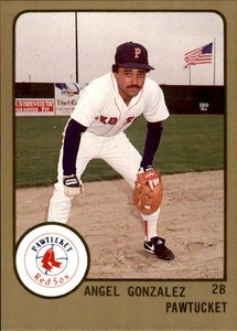 1988 Pawtucket Red Sox ProCards Angel Gonzalez Santiago Dominican Republic Card