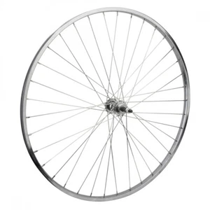 27x1 1/4 Chrome Rear Bike Bicycle Wheel Freewheel 5/6/7 Bolt On - Picture 1 of 1