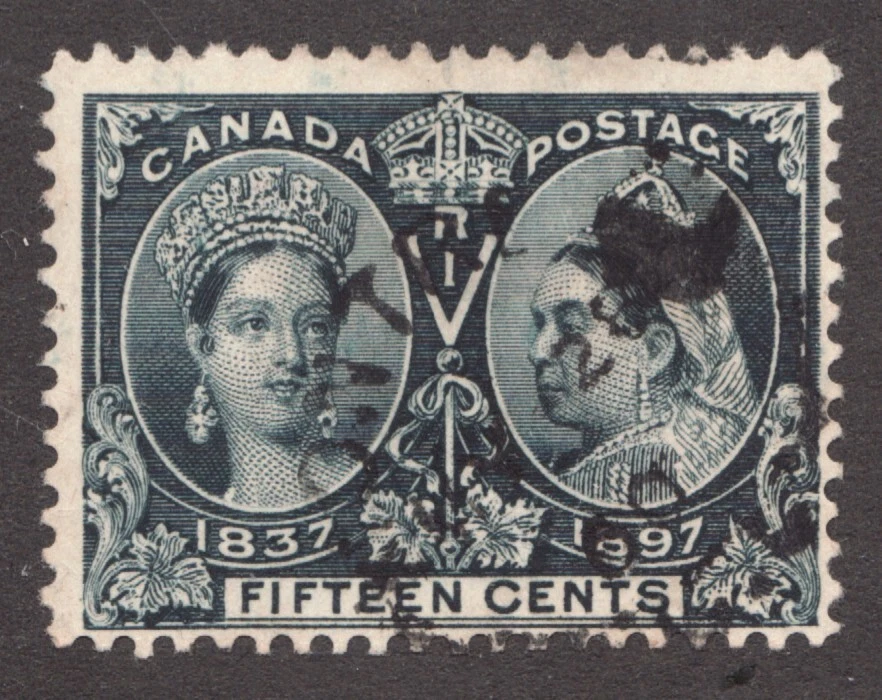 1897 Canada - Sc# 58 - Fifteen Cents - Queen Victoria Jubilee - Used - Image 1 of 1