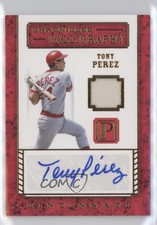 2016 Panini Pantheon Chronicled Calligraphy Gold /25 Tony Perez #CC-TP Auto HOF
