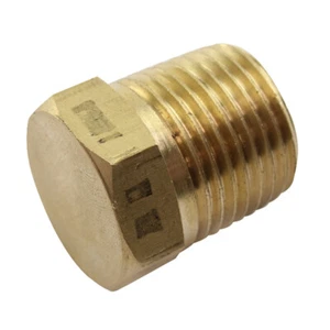 Tubefit 064-08 Brass Block Off Plug 1/2″ BSP Male Thread - Picture 1 of 4