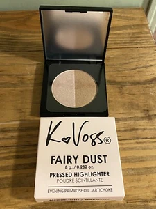 K Voss Fairy Dust Pressed Highlighter Moonlight Starkissed 8g .282oz NIB Full Sz - Picture 1 of 3