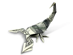 Dollar Origami Skorpion lebensgroß aus ECHTGELD Bargeld Tier Insekt Reptil - Bild 1 von 18